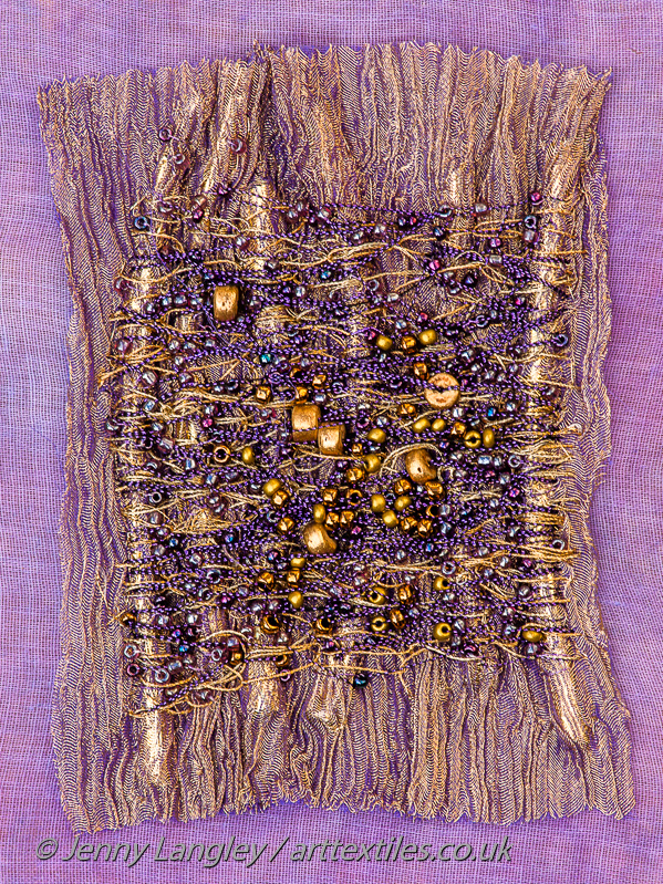 An experimental metallic piece