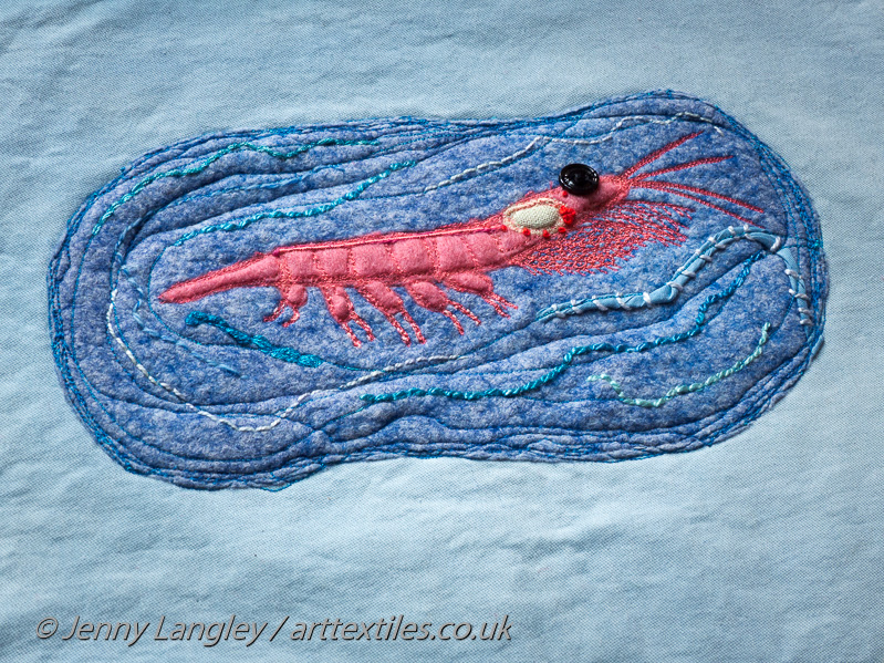 Individual krill. Penguins eat krill. so they have pink pooh. This can be used to monitor penguin colonies by satellite.