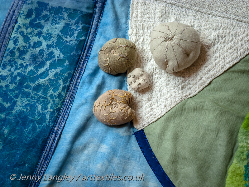 Fossil echinoids are found in the Cretaceous chalk of the North Downs.