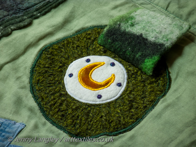 The golden crescent of the Turkish Tent.