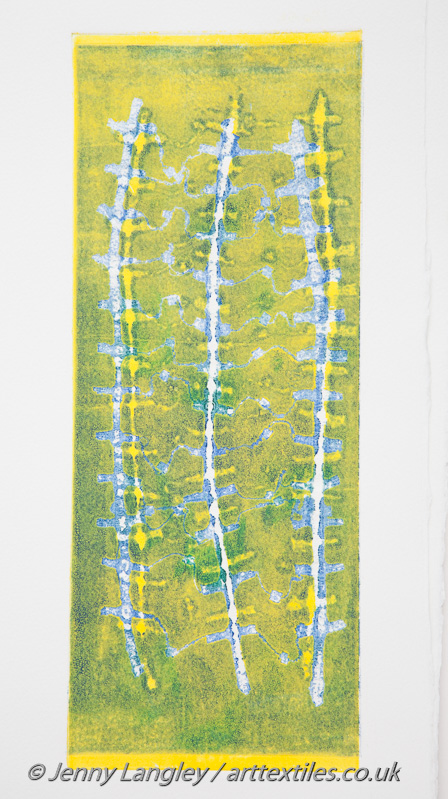 Tracks of Silk - green II