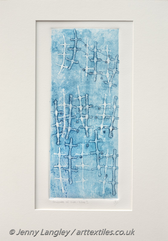 7. Snippets of Silk                                                 35cm by 50cm    £100 (white wood frame)