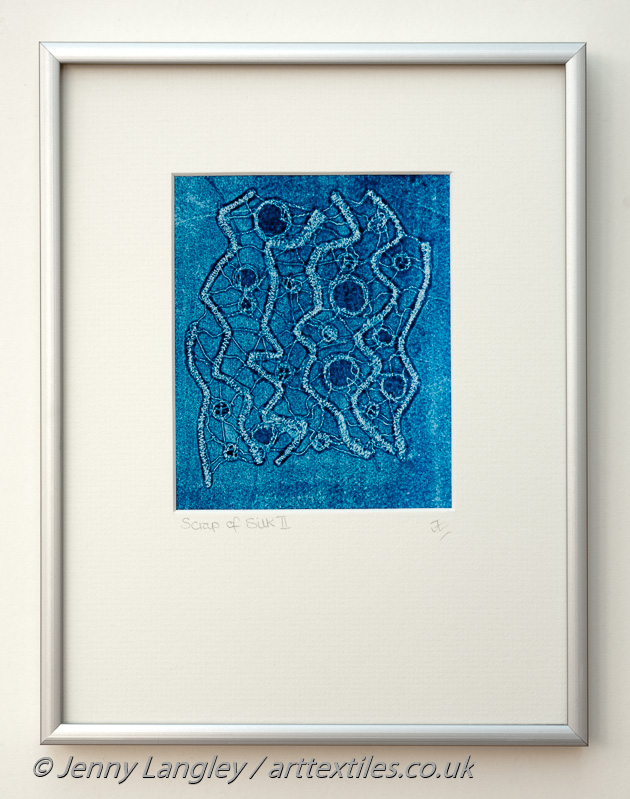 10. Scraps of silk - blue II                                       8.5