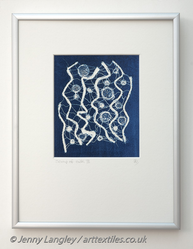11. Scraps of silk - blue III                                      8.5